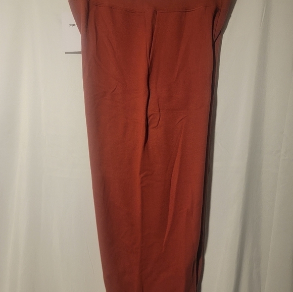 Nike Yoga Luxe Cropped Fleece Pants Women's Training Brown DA0776 Size Small - Picture 6 of 6